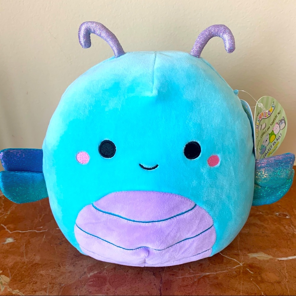 Squishmallows 8” HEATHER THE DRAGONFLY 🎁 NWT